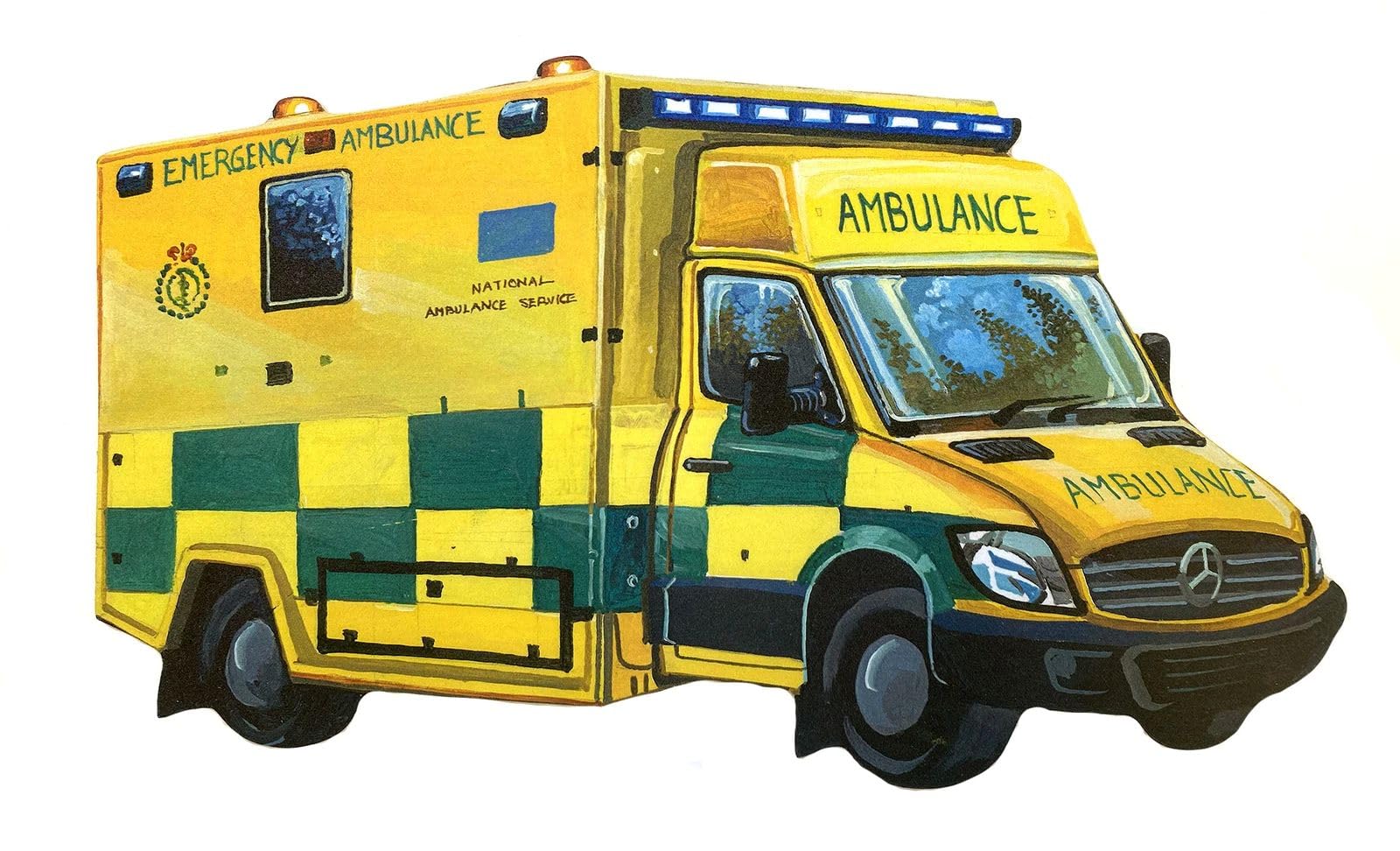 Ambulance Fridge Magnet - Ambulance Driver - Ambulances - WT67-JM
