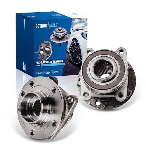 Miniatura 39 de Detroit Axle - Cojinetes de rueda delantera para Honda Civic Pontiac Optima Volkswagen Jetta Chevrolet Aveo Aveo5 G3 Lemans Wave Wave5 Rabbit
