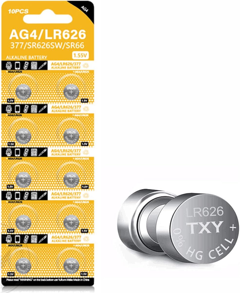 TXY 10pcs/Pack AG4 Alkaline Cell Battery