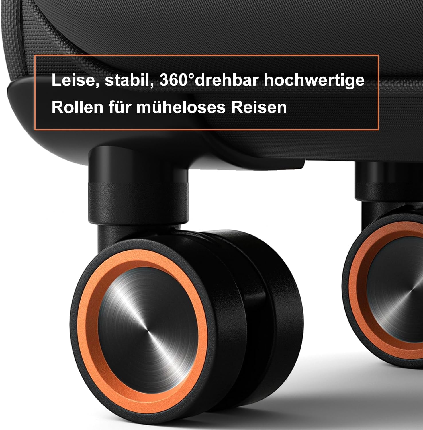 Weichschalenkoffer mittelgroß - Stoff Koffer Trolley 77 Liter