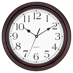 Foxtop 12 Inch Wall Clocks Battery Operated Silent Non Ticking Classic Vintage Retro Wall Clock photo Foxtop 12 Inch Wall Clocks Battery Operated Silent Non Ticking Classic Vintage Retro Wall Clock