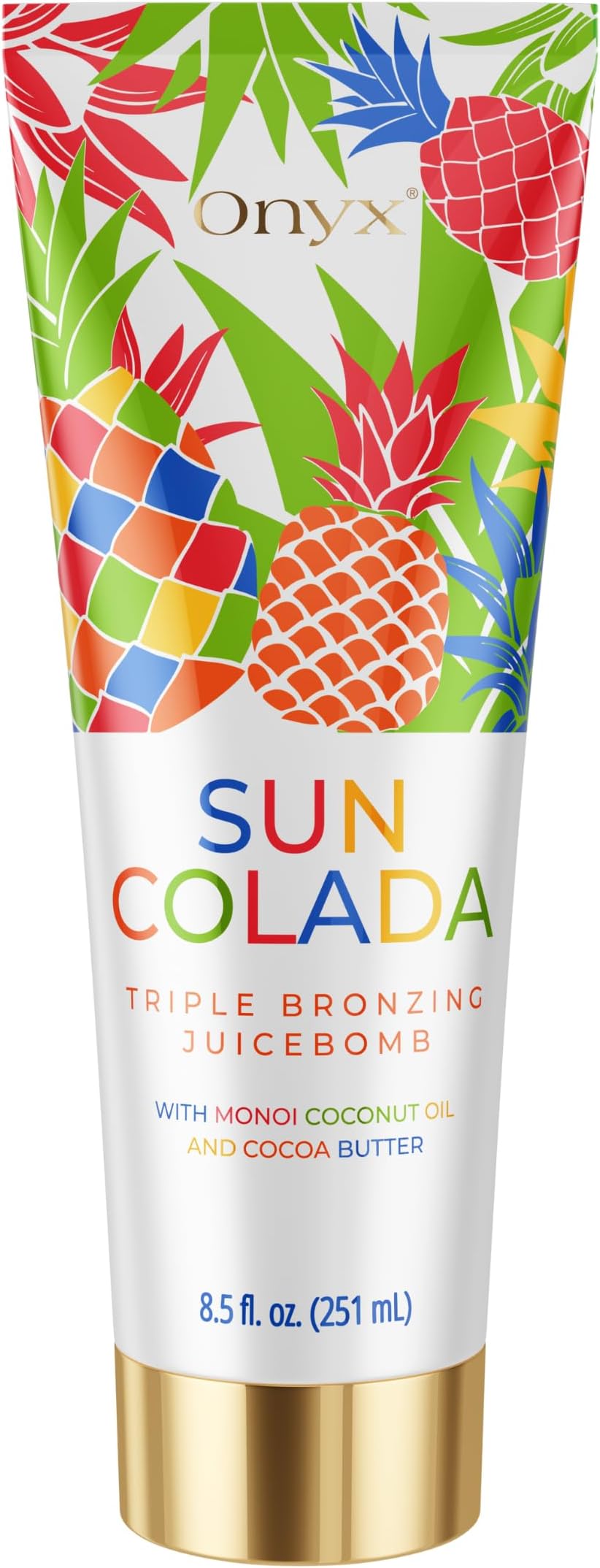 Suncolada Triple Bronzing Sunbed Cream for Instant, Darker Looking Tan with Smooth, Streak Free Finish | Moisturising Formula for Even Bronzed Skin and Natural Looking Colour