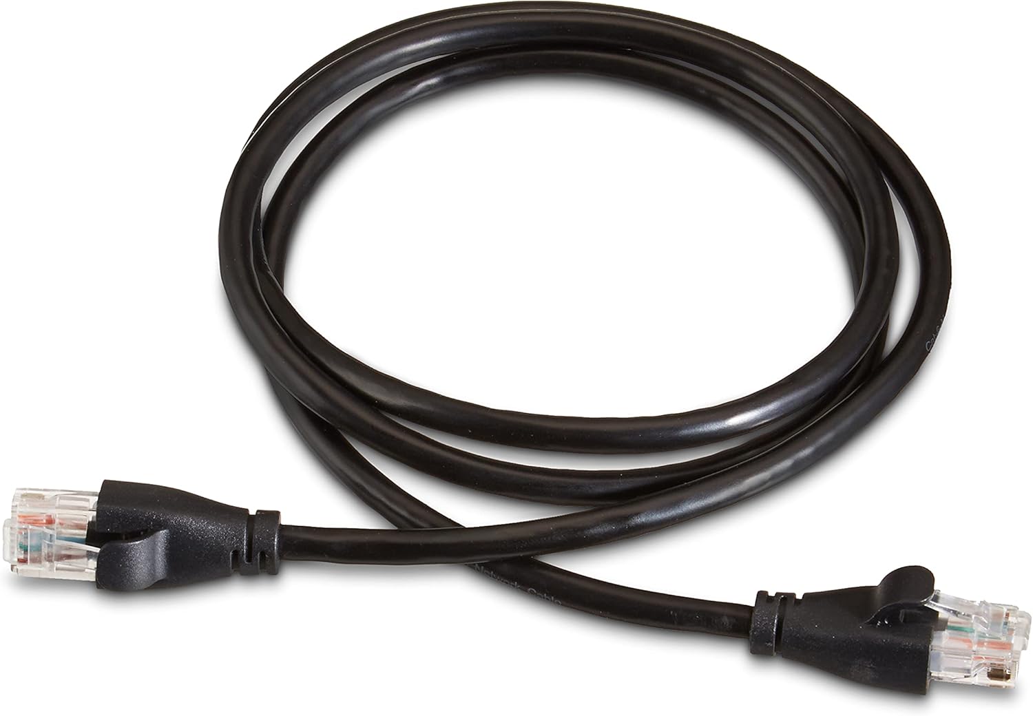 Amazon Basics RJ45 Cat-6 Ethernet Patch Internet Cable, 3 Foot (0.9 m), 200 Count (20 Pack of 10), Black