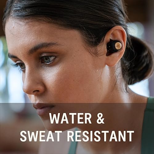 Miniatura 7 de House of Marley Champion 2 Auriculares inalámbricos con micrófono, conectividad Bluetooth, 35 horas de tiempo total de reproducción y materiales