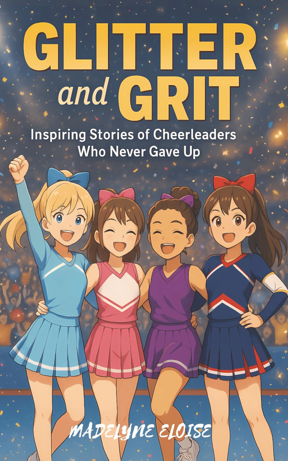 Glitter and Grit: Inspiring Stories of Cheerleaders Who Never Gave Up: 20 Motivational Short Stories for Girls Ages 7–12 Who Love Cheerleading, Overcoming Challenges, and Believing in Themselves