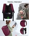 ECOHUB Sac à dos de voyage pour les femmes hommes porter sur sac à dos 17.3" Sac à dos pour ordinateur portable suspendu