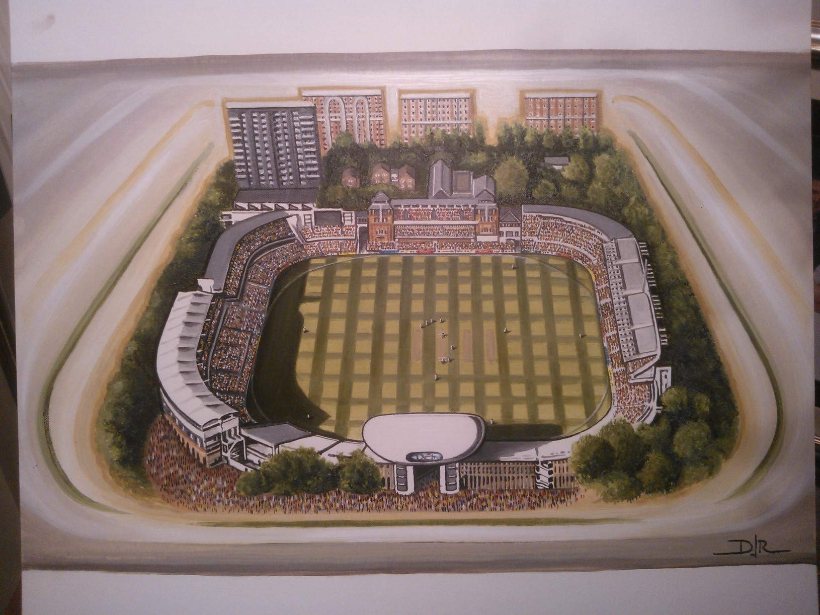Affiche Lords Cricket Stadia A4 Impression Angleterre MCC