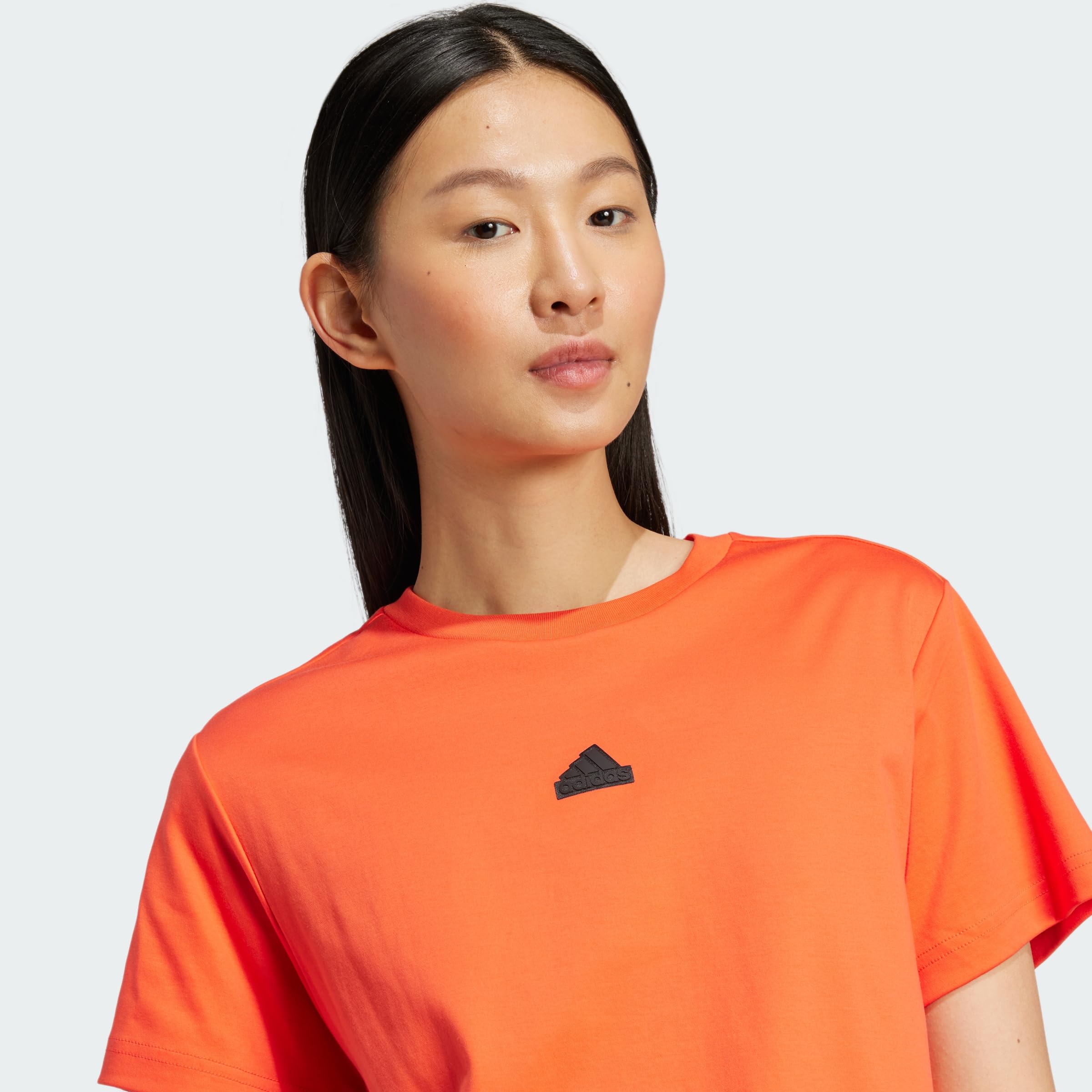 adidas Kobiety SIGNATURE GRAPHIC PRINT T-SHIRT, bright red, S