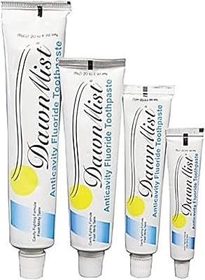 Dukal DUK RTP15 Dawnmist Toothpaste, Fluoride, 1.5 oz Laminated Tube (Pack of 144)