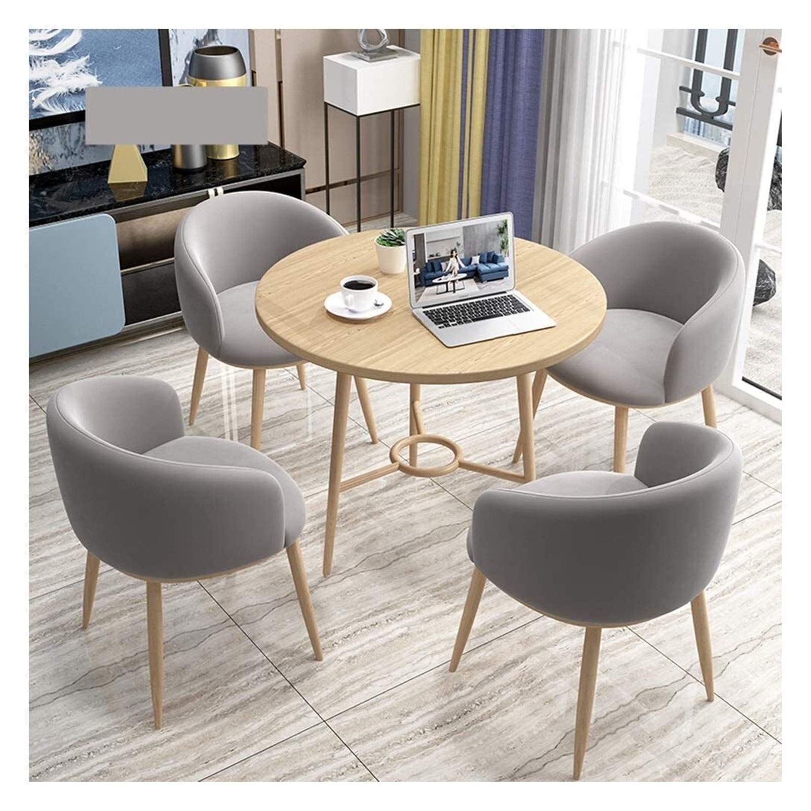 ラウンドテーブル | TIC Official 4つのオフィスレセプションラウンドテーブルと肉体設定された