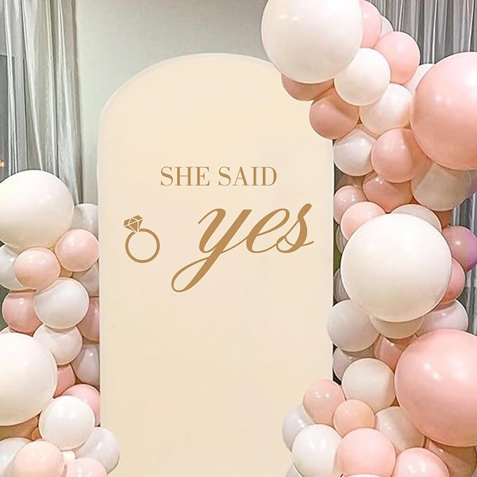 Vinilo Decorativo She Said Yes Oro para Pared miniatura 4