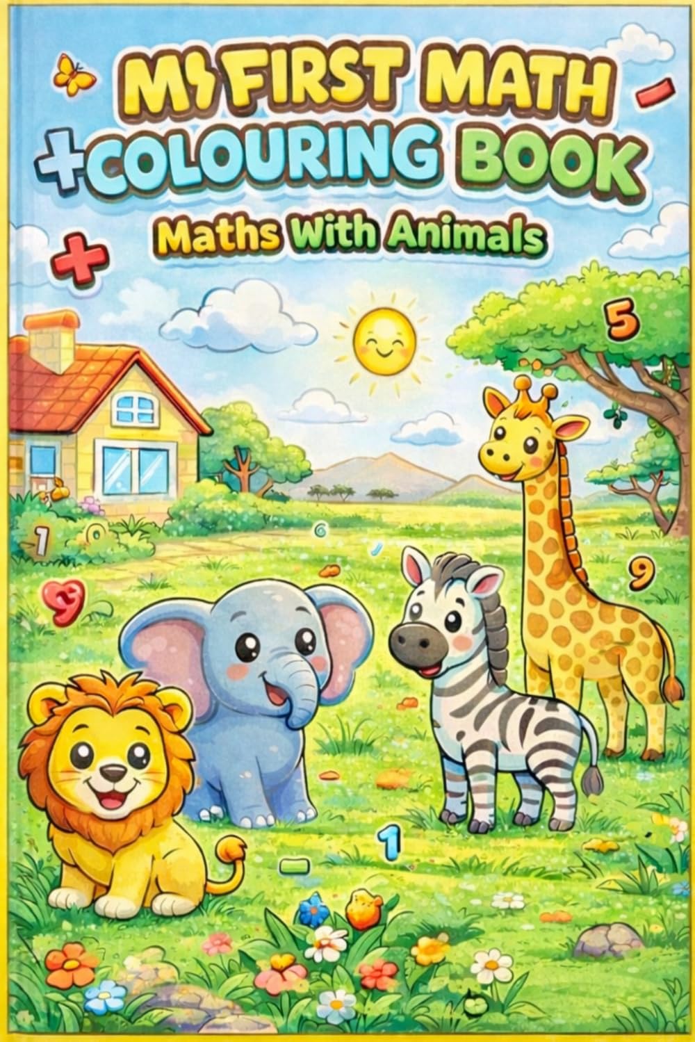 My First Math Colouring Book: Maths With Animals