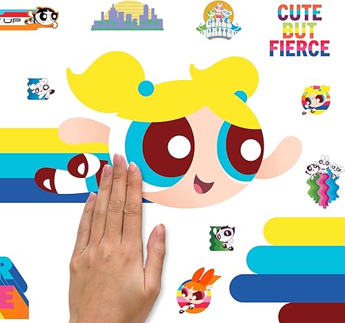 Miniatura 5 de RoomMates RMK5390SCS Calcomanías de pared para niñas superpoderosas