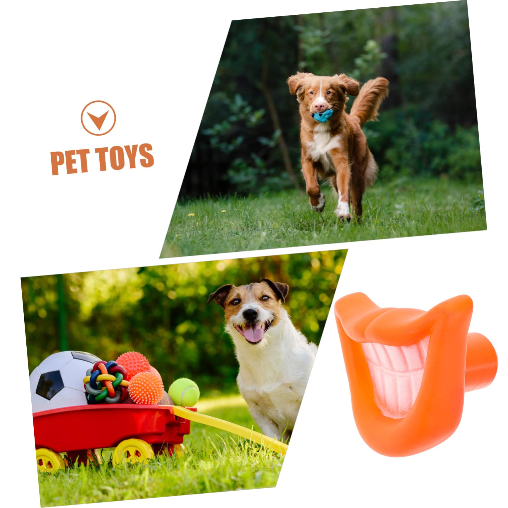 SUPVOX Mouth Shaped Dog Plaything 3 Pack Interactive Chewing Puppy for Exercise and Mental Stimulation Pet Accessory - Image 4
