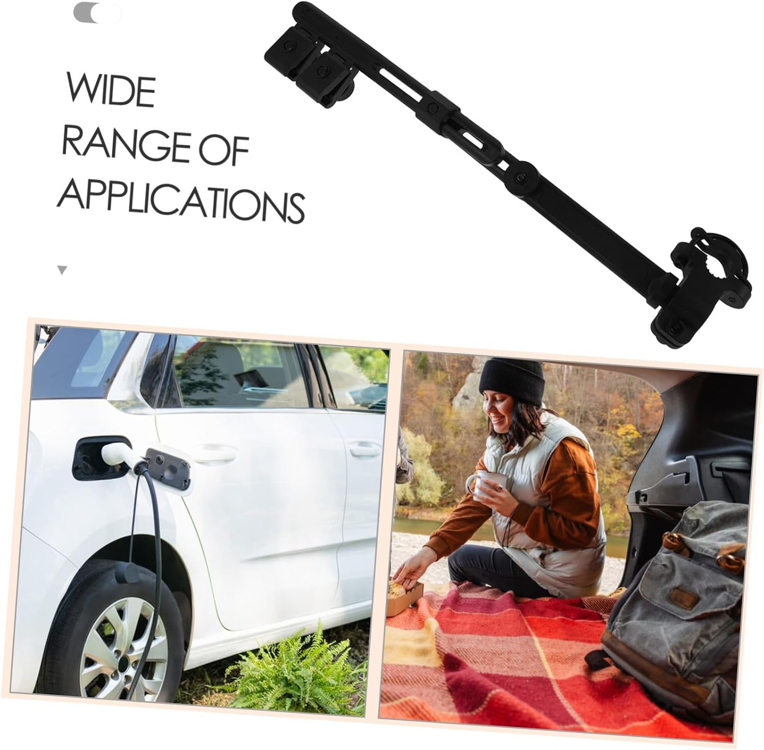 Alipis Outdoor Umbrella Holder for Stroller and Electric Scooter Adjustable Clamp Mount for Sun Rain and Weather-Resistant Design