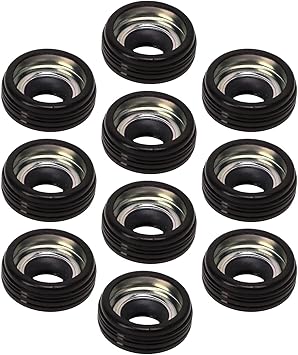 10 Pcs Air Compressor Oil Seal for 10PA AC Compressor Compressor Output Shaft Oil Seal Kit Air Conditioning Shaft Lip Seal Kit