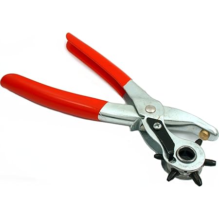 SE Heavy-Duty Revolving Leather Hole Punch Tool - 7924LP