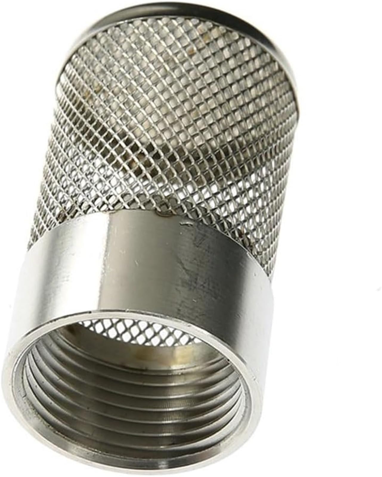 Filtro Flexible de Acero Inoxidable, Filtro de Bomba de Agua de Acero Inoxidable con Rosca Hembra de 1/2, 3/4 y 1 Pulgada for hidrolimpiadoras, riego de Jardines y acuarios.(1/2")