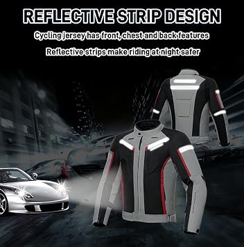 Motorcycle Riding Suit for Men Set, Motorbike Clothing Jacket, Waterproof Windproof and Warm Off-Road Racing Suit CE Protective Armoured Suits, for Men and Women Racers