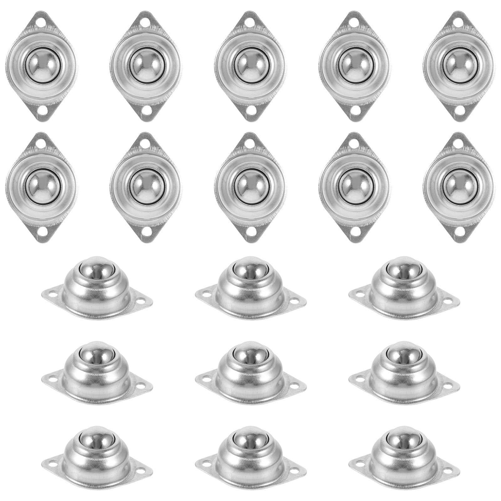 40 Unidades Rodamientos de Bolas con Brida 1/2 Pulgada de Acero