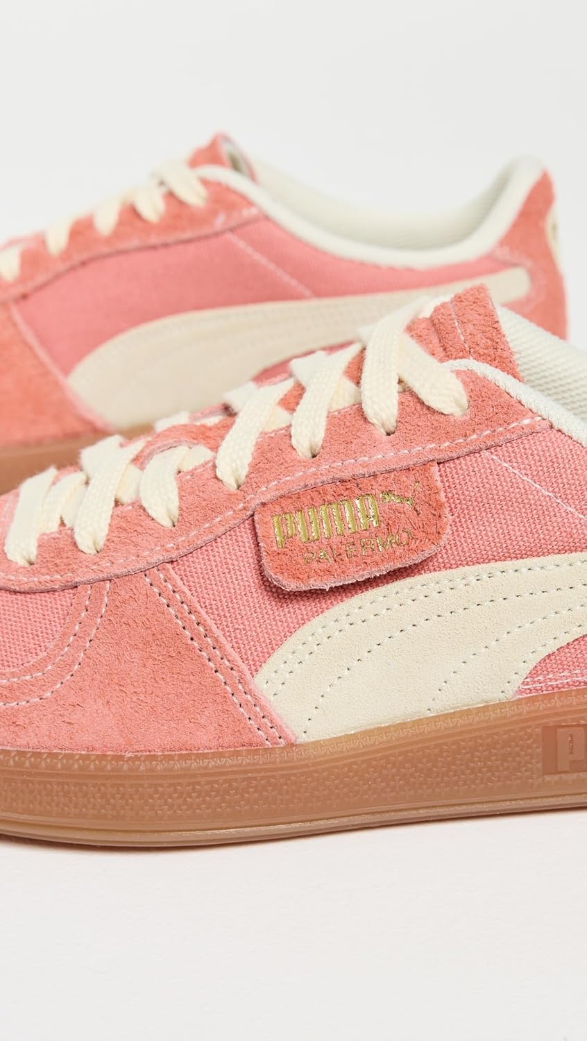PUMA Women's Palermo Sneakers 9.5 Peach Frost/Creamy Vanilla image 4 of 4 B0DJHC63ZD