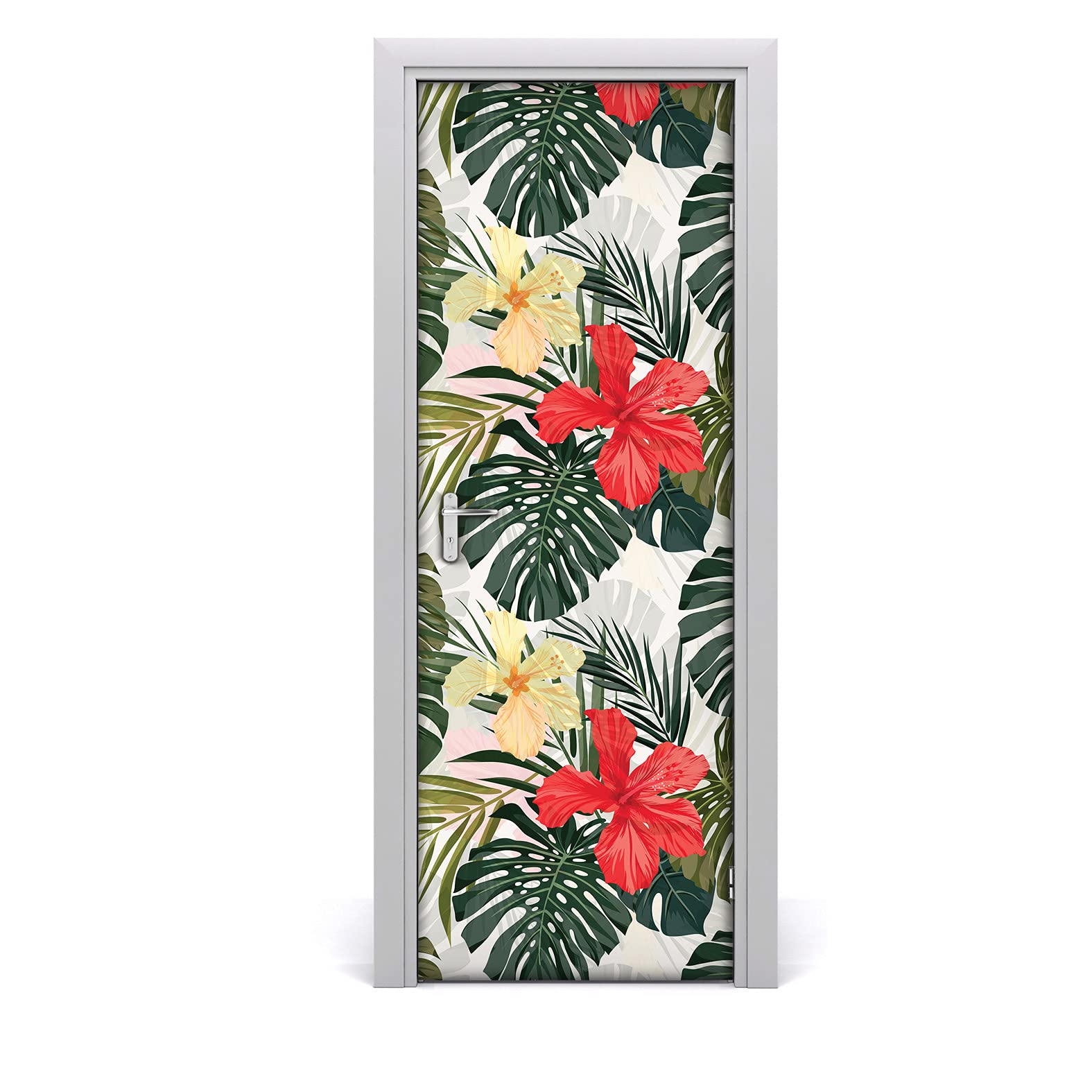 Adhesivo decorativo para ocultar imperfecciones en puertas de paso de 77x200 cm