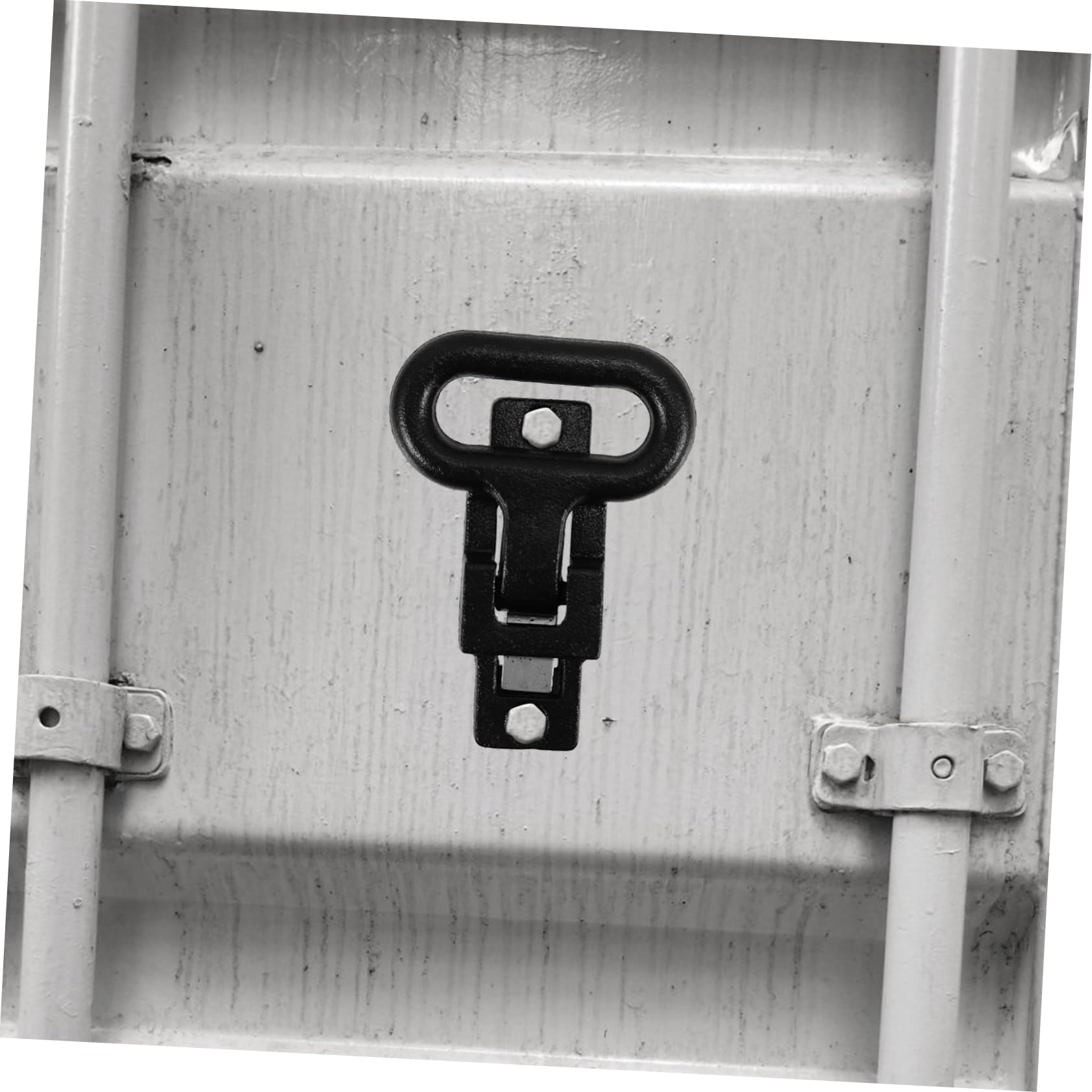 SHINEOFI Pedana Pieghevole Antiscivolo in Acciaio per Truck Nero | Accessori Inclusi per Installazione Semplice, Finitura in Stile Acciaio, Design Pieghevole per Uso su Camion