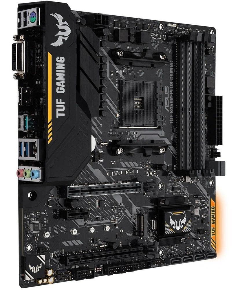 Amazon | ASUS AMD B450 搭載 AM4 対応 マザーボード TUF B450M-PLUS 