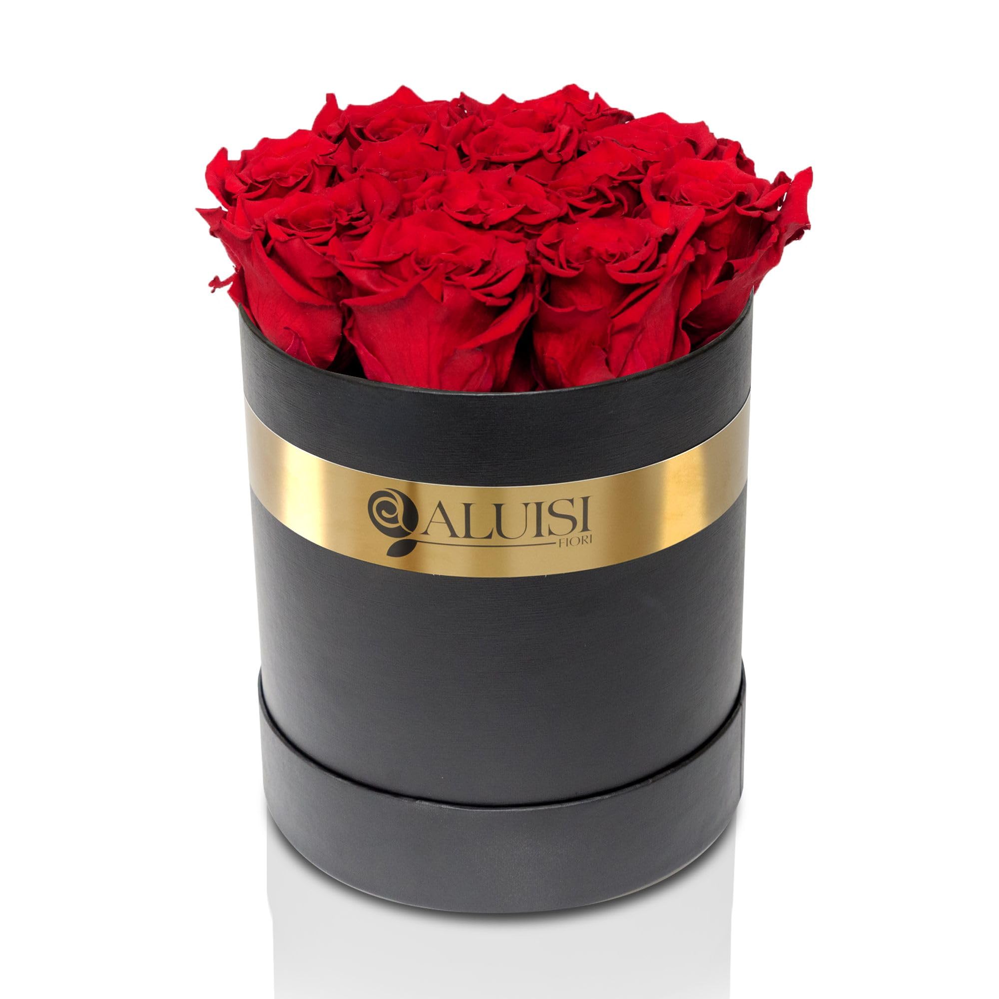 Roses rouges stabilisées Aluisi Fiori pour sublimer votre décoration de table