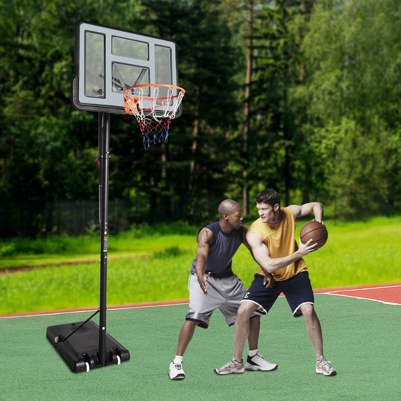 Supporto da basket regolabile in altezza da 170 a 305 cm