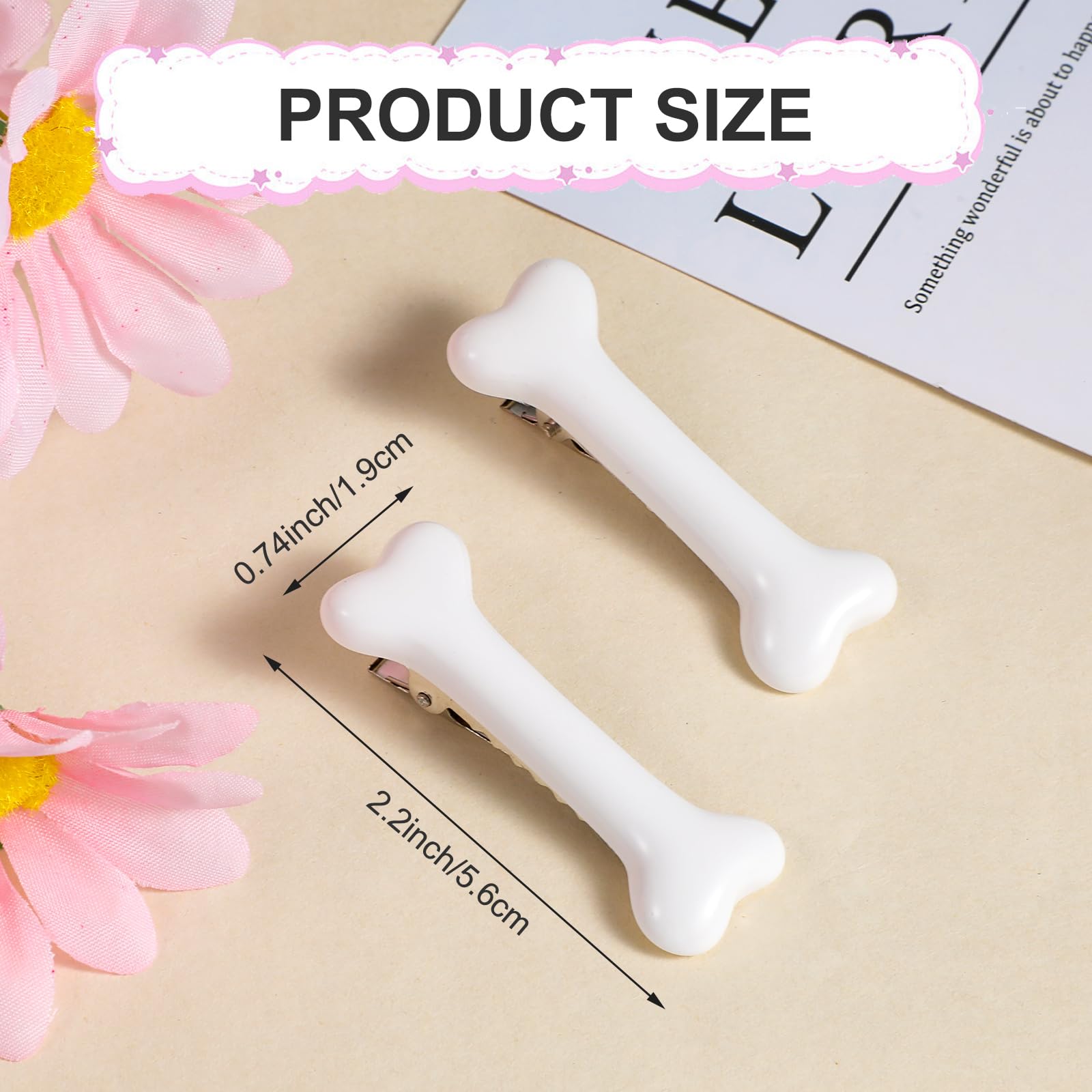 Halloween Bone Hair Clip Hairpins - Decorative Skull Hair Accessories For Women And Girls - Set Of 4 | Buy Now With Express International Delivery