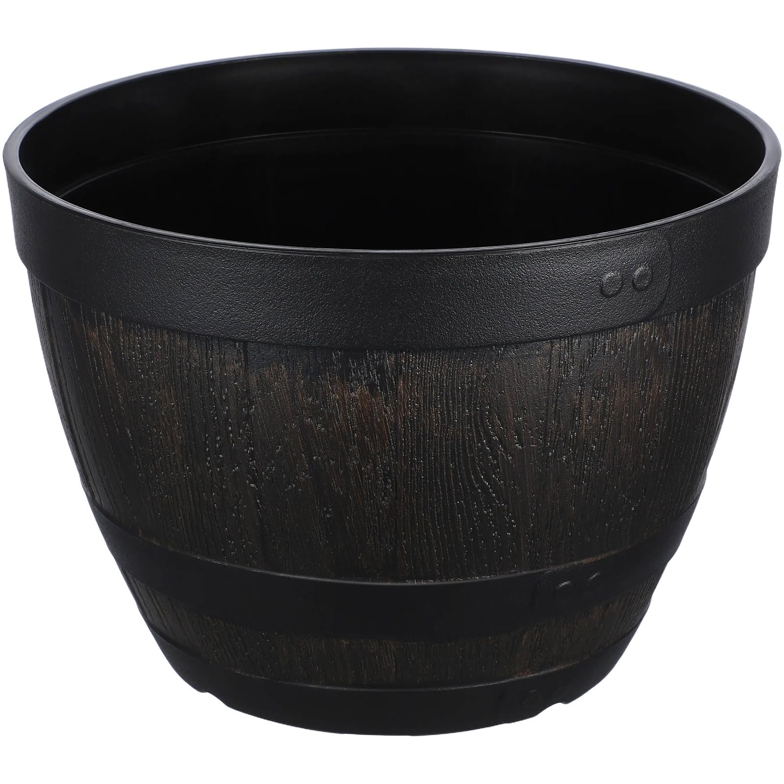 Pot de fleurs style tonneau rétro pour sublimer votre aménagement de jardin et balcon