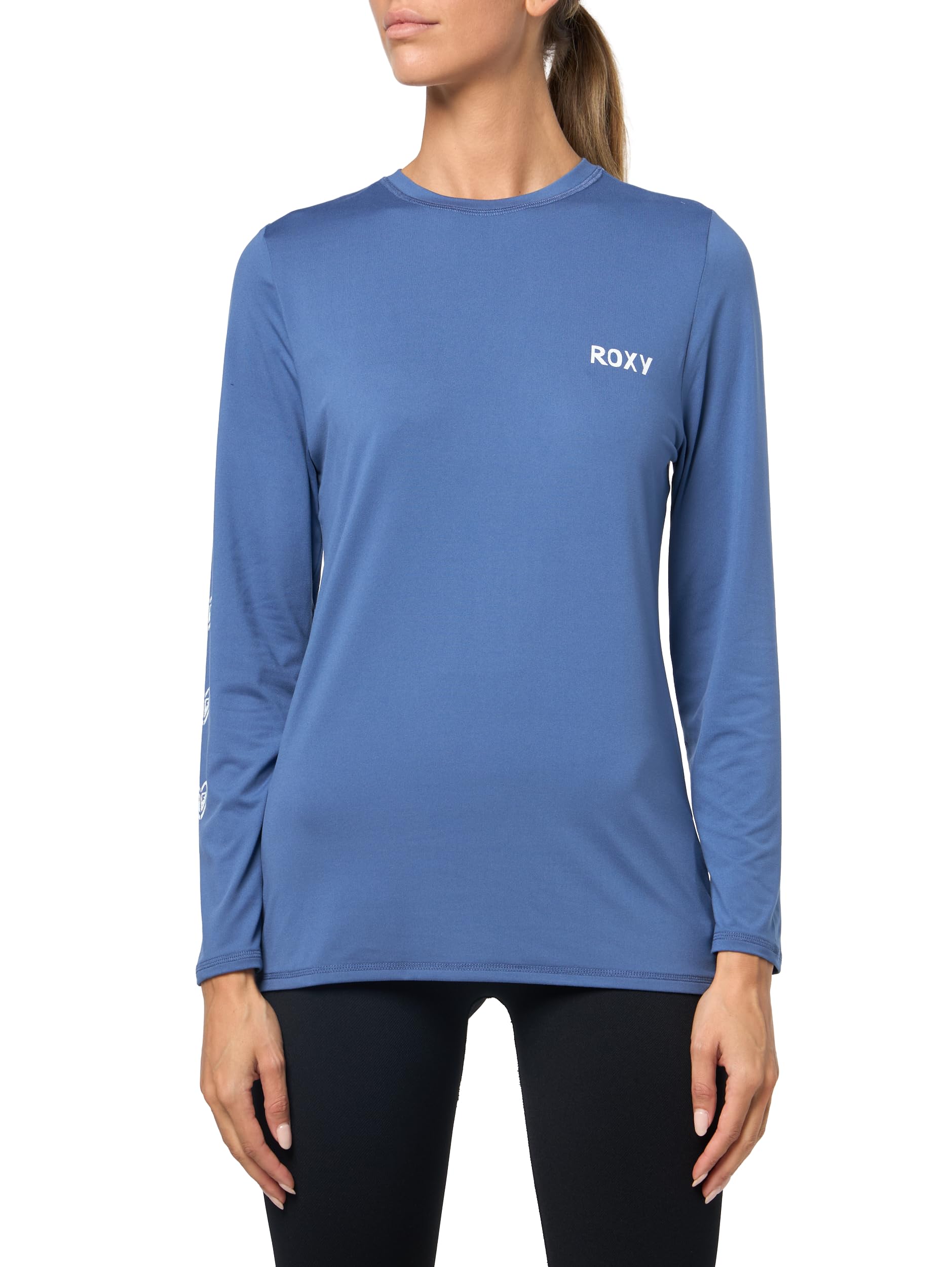 Roxy Langärmeliges Damen-Badeshirt, lockere Passform, LSF 50+, schnelltrocknend, recycelt