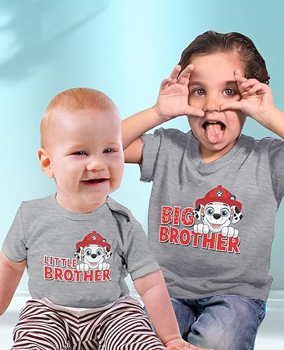 Miniatura 3 de Paw Patrol Marshall Big Brother Little Brother - Camisas a juego para niños