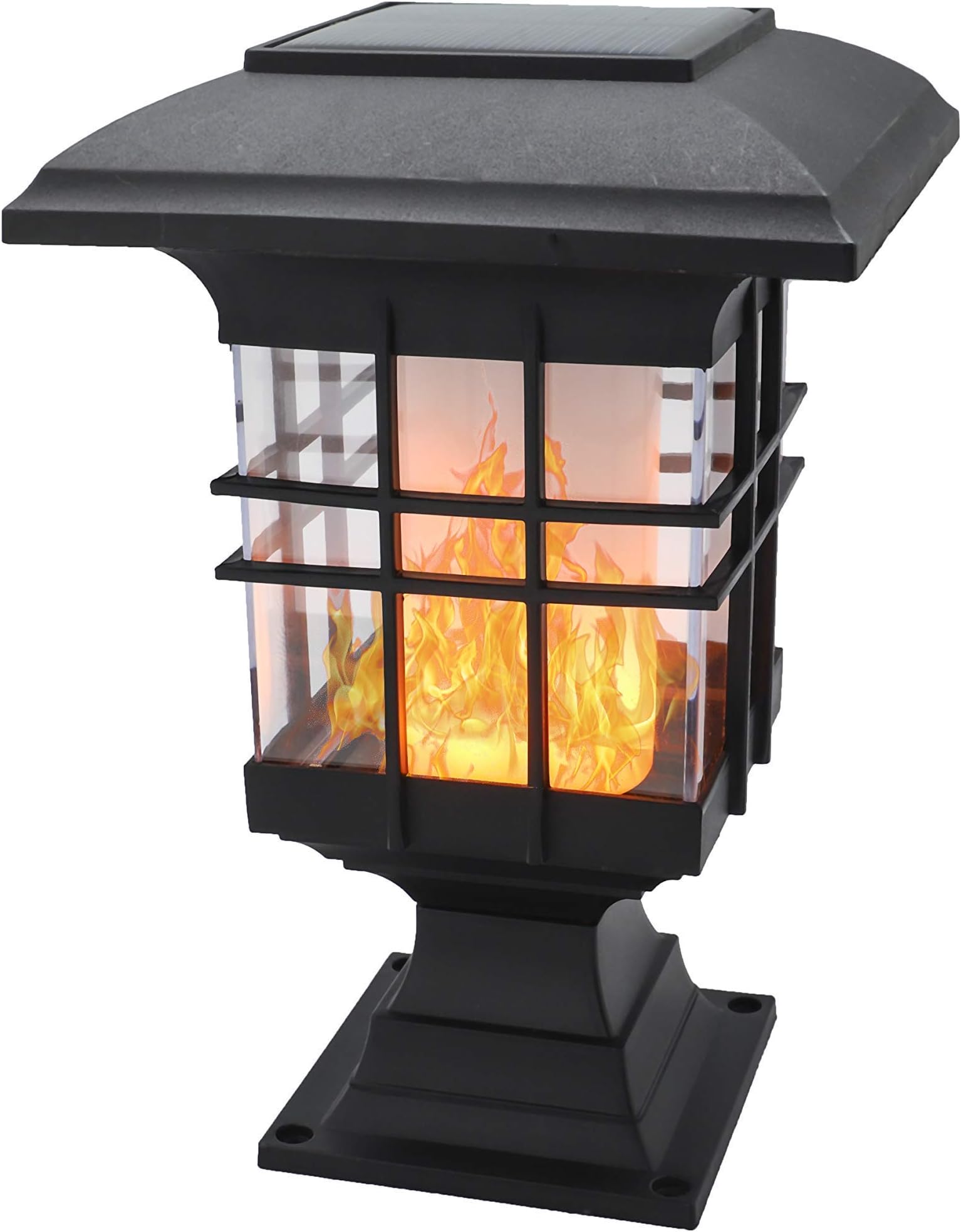 YAKii Solar Torch Lights, Auto On/Off ing Flame Solar Powered Outdoor Lights, Waterproof Landscape Decoration for Yard Patio Garden Yard Patio Garden Porch Path, Long time Lighting