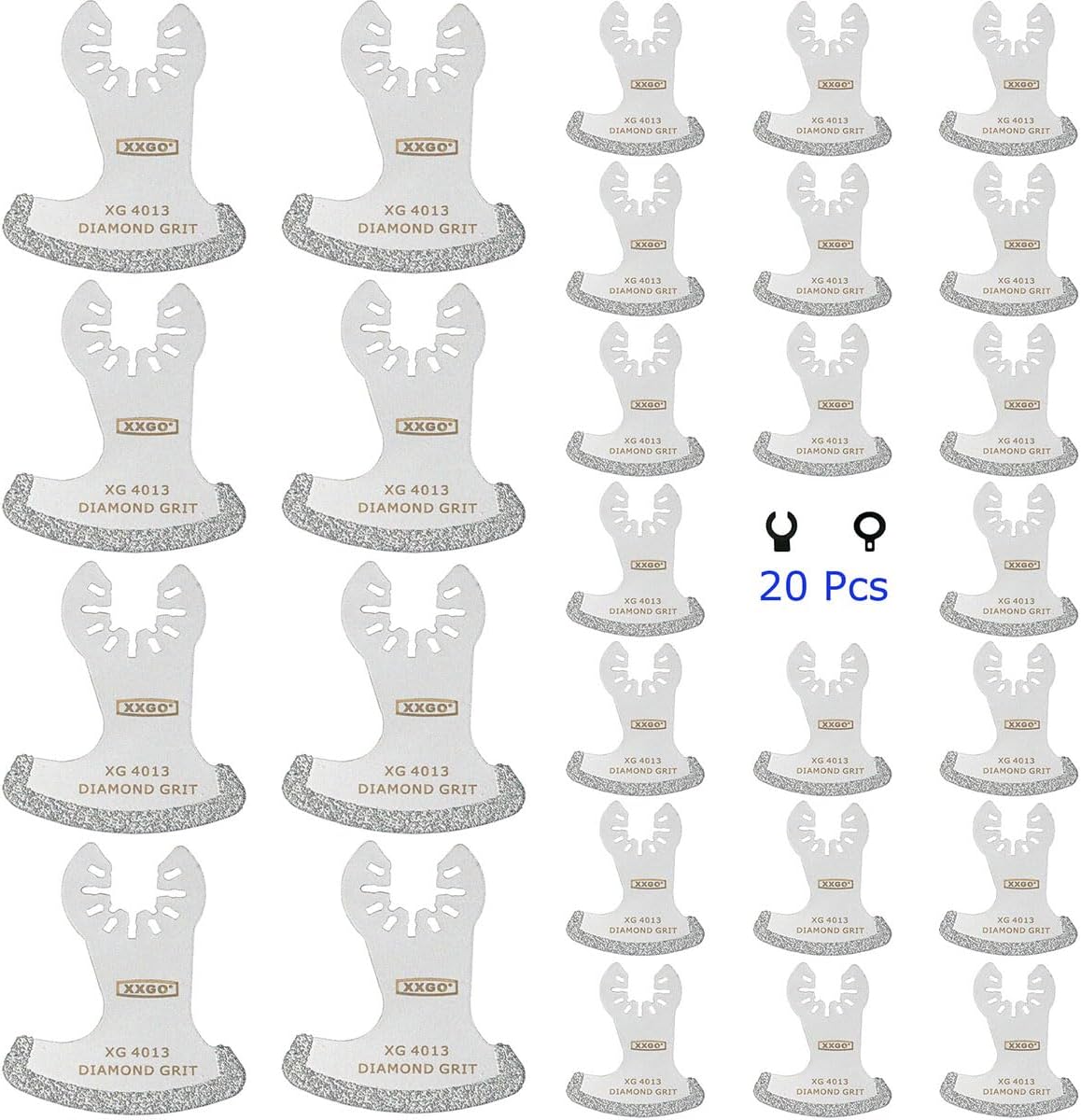 28 Pcs Multi Tool Diamond Swing Blades XGM0901