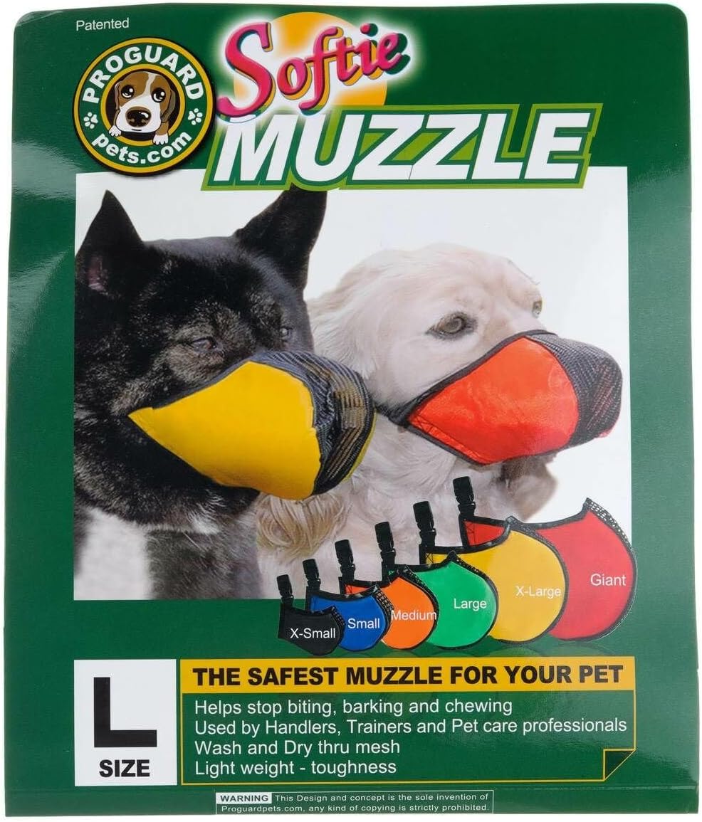 Proguard Softie Dog Muzzle,Green, Large - Image 2