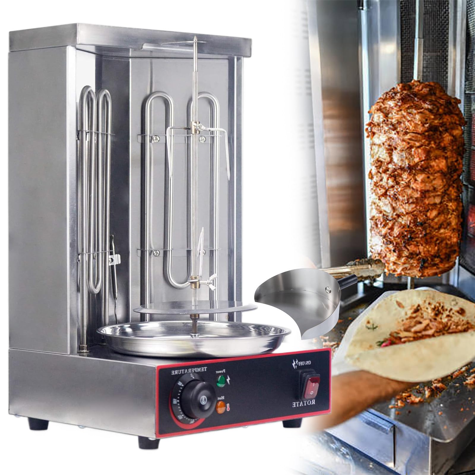 Pionowa Rożna Maszyna Shawarma, Obrotowy Grill, Maszyna Shawarma, Grill Shawarma, Piekarnik Rożnowy, Maszyna Rożna Do Kurczaka