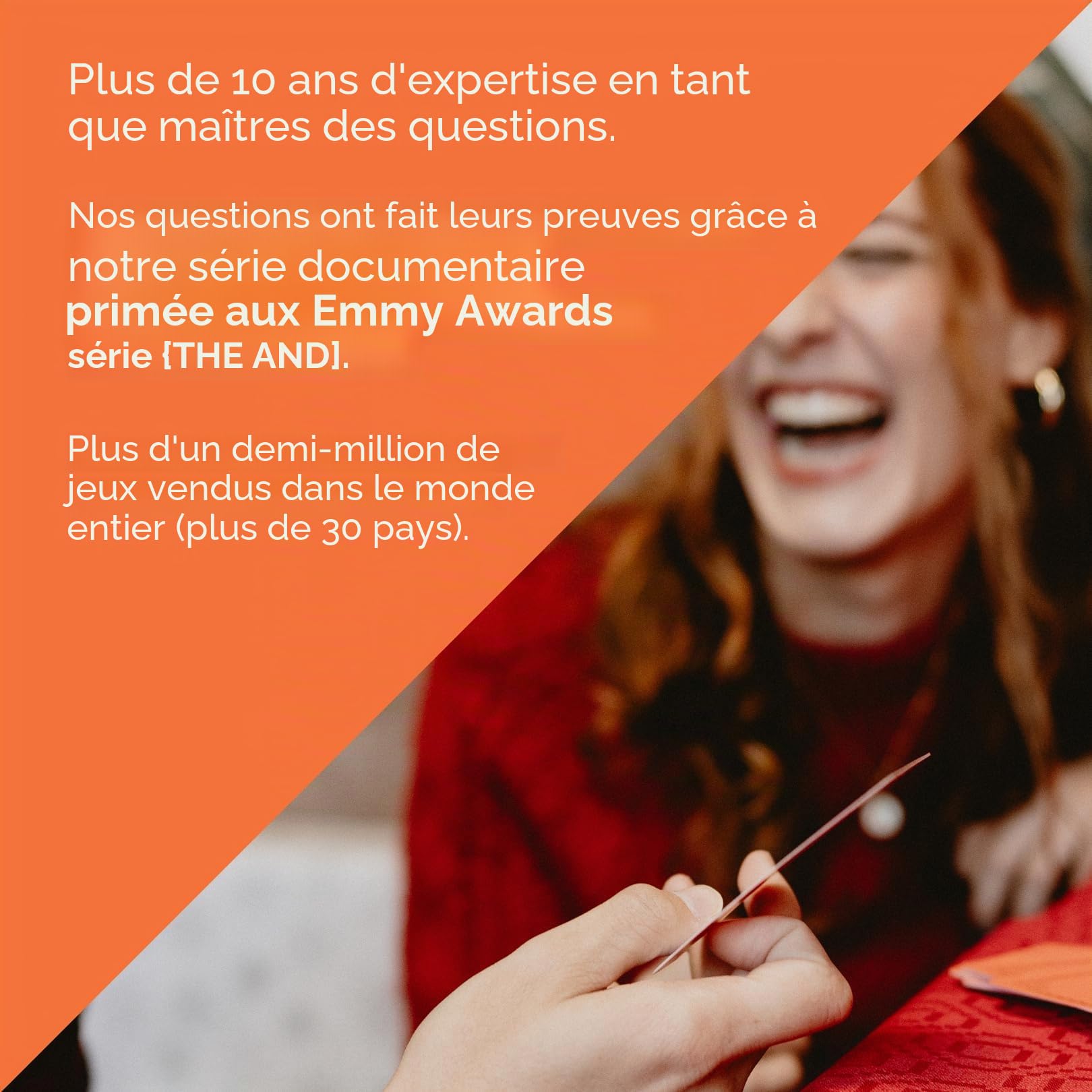 {THE AND} Édition Friends – Démarreurs de conversation pour faire des amis vos meilleurs amis – Jeu de cartes amusant pour apprendre à vous connaître avec des questions – Discussions profondes lors