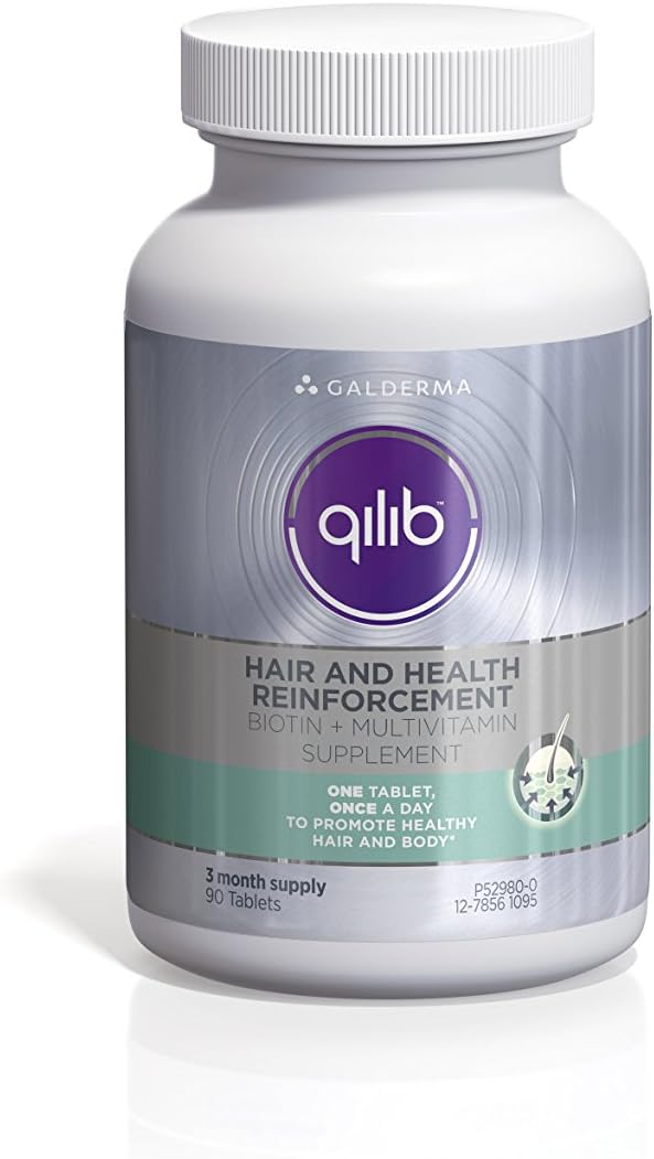 qilib hair and health reinforcement biotin + multivitamin supplement - 90 count