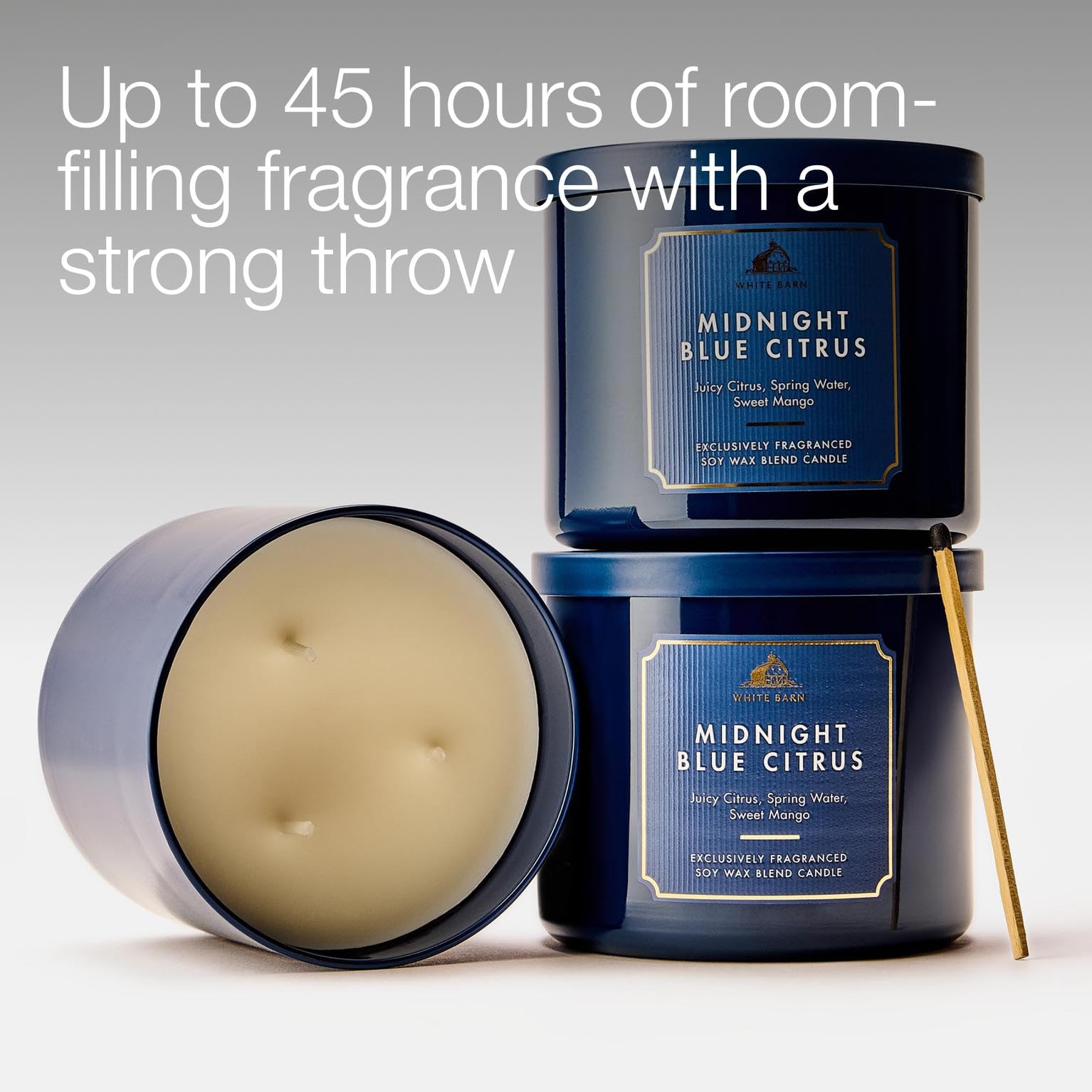 Amazon.com: Bath & Body Works Midnight Blue Citrus 3-Wick Candle