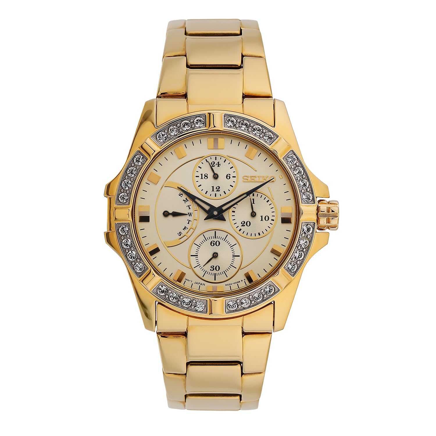 Seiko Metal Analog Gold Dial Women Watch-Srlz86P1, Bandcolor-Gold (B075RYYMG8) Amazon Price History, Amazon Price Tracker