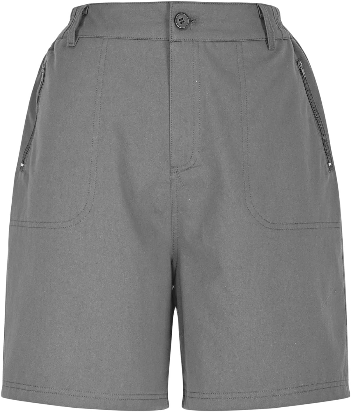 Hiking Cargo Shorts for Women Quick Dry Knee Length Short with Pockets Work Golf Lightweight Outdoor Summer Outfits