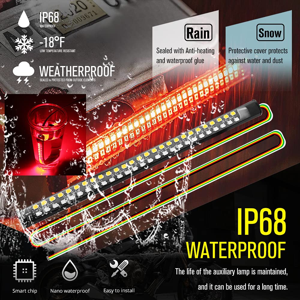 Motorcycle LED Tail Light Universal Brake Light For Safety And Style On The Road I.1096841710 - View #7