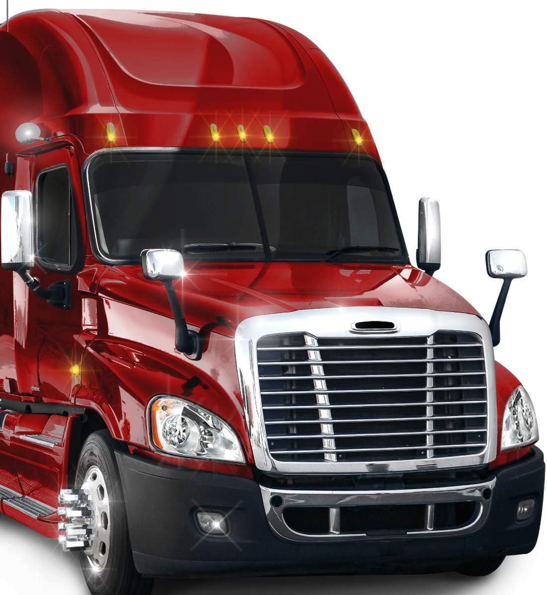 GG Grand General 89409 Chrome OE Style Headlight, Passenger Side, Freightliner Cascadia 2008-16
