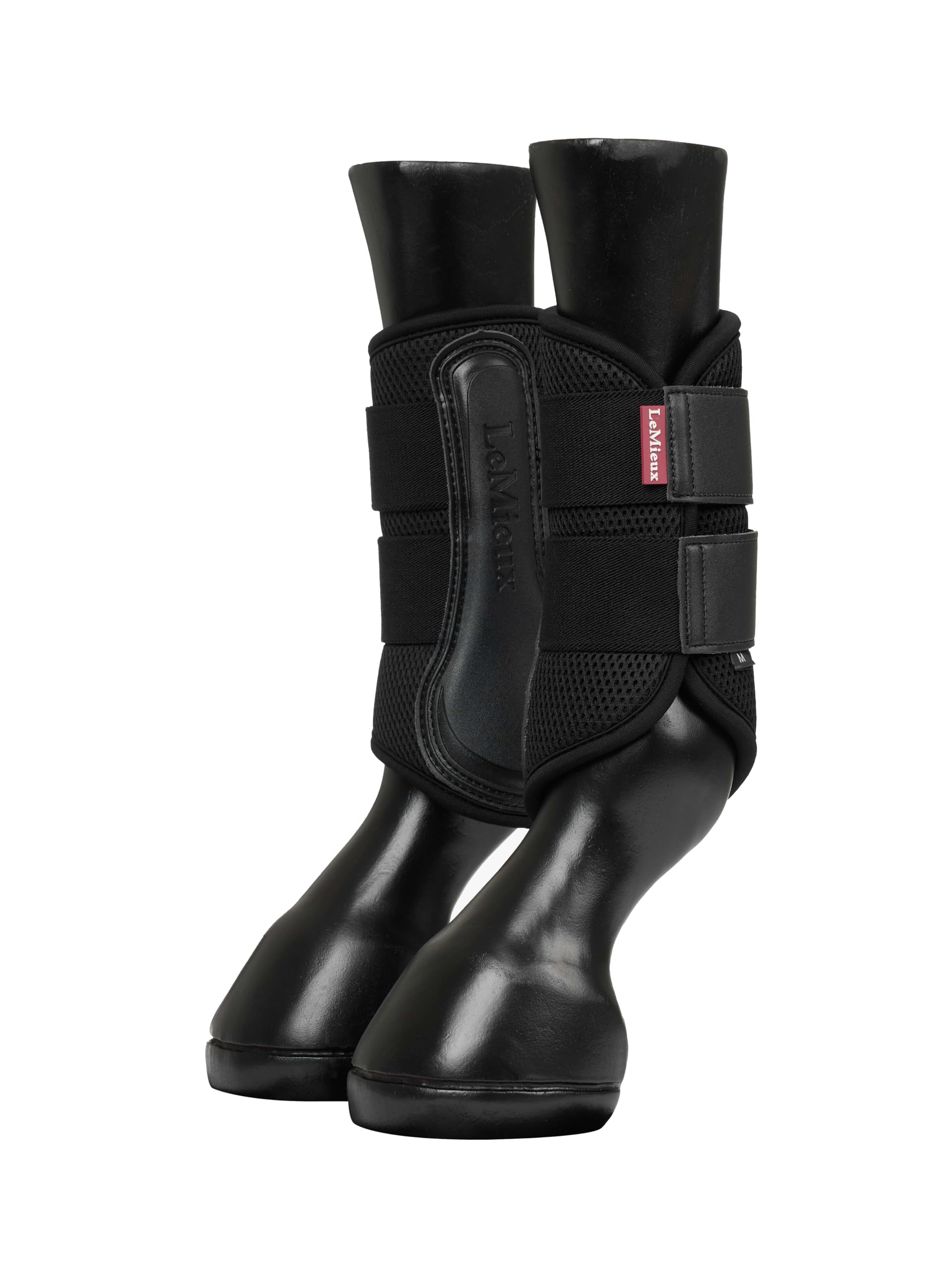 LeMieux Mesh Brushing Boots - Pair of Tough & Durable Boots - Fits Front or Back - Black - Small