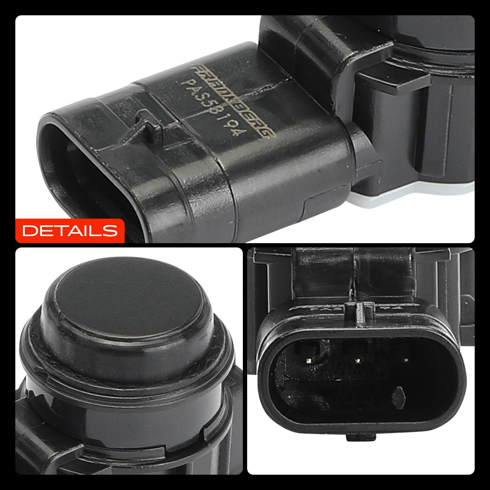 Frankberg 4x Sensore di Parcheggio PDC Compatibile 312 0.9L 2012-2019 319 0.9L 2013-2019 4C 960 1.7L 2013-2019