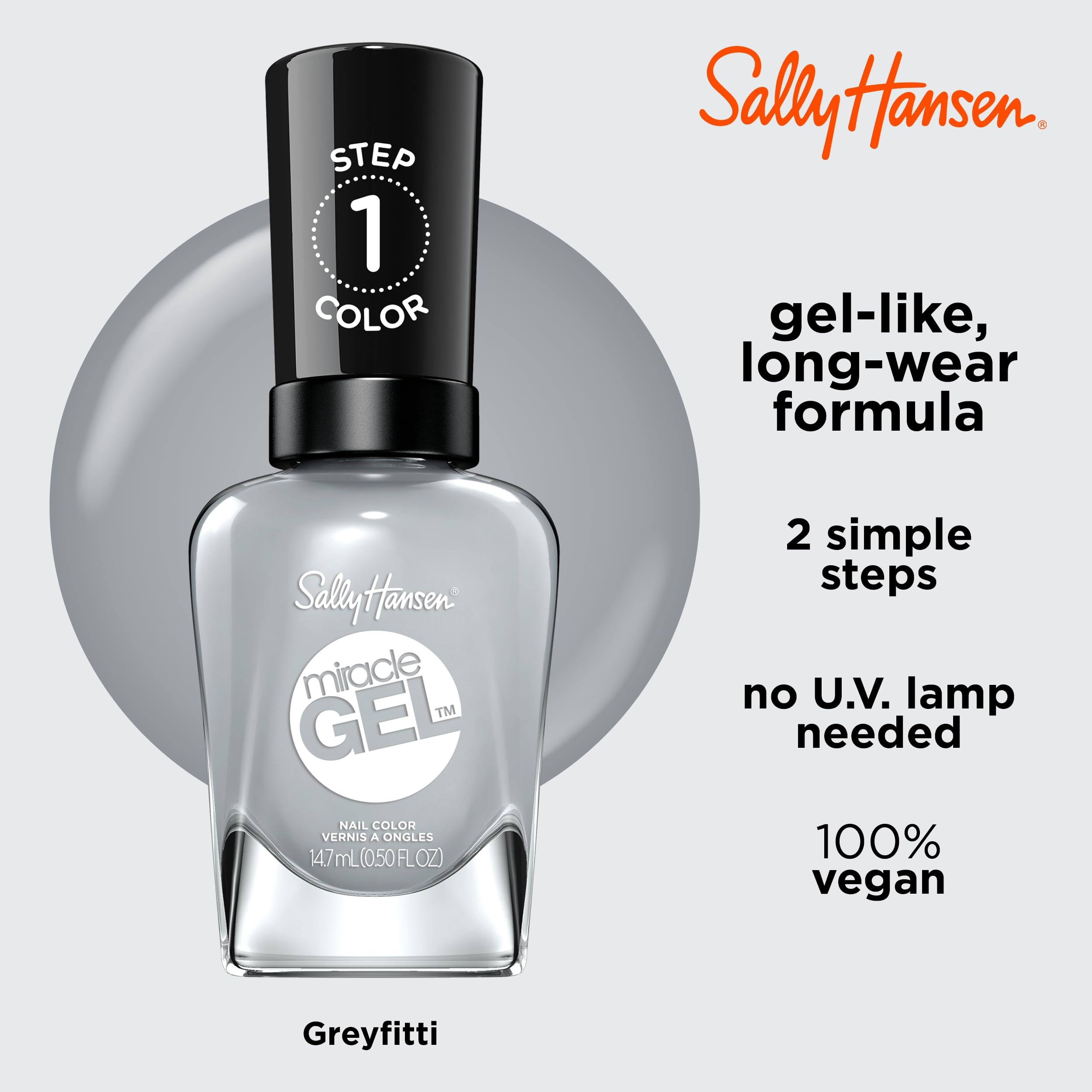 Amazon.com: Sally Hansen Miracle Gel Salon Quality Nail Polish