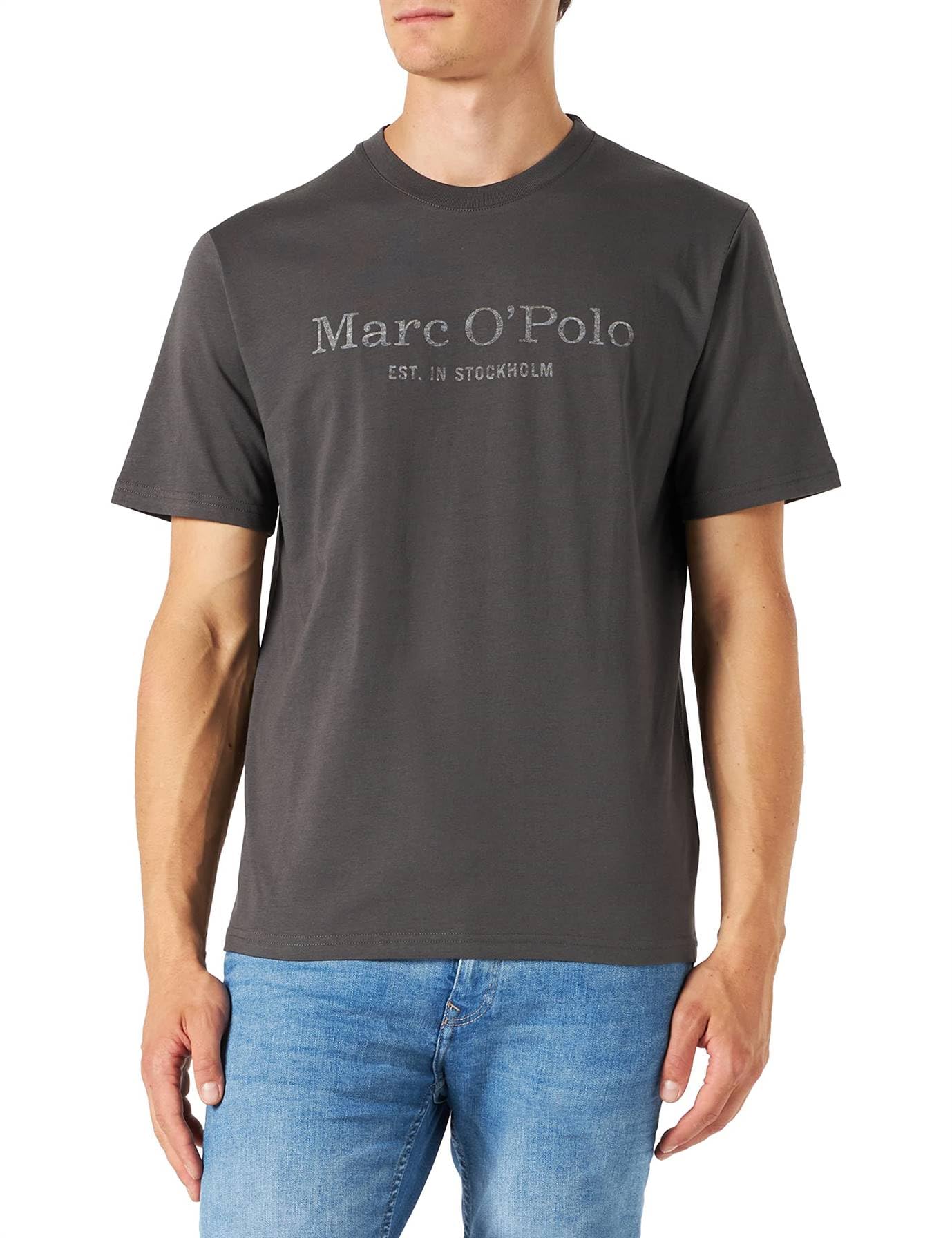 Marc O'Polo Denim Herren T-Shirt aus Bio-Baumwolle mit Rundhalsausschnitt