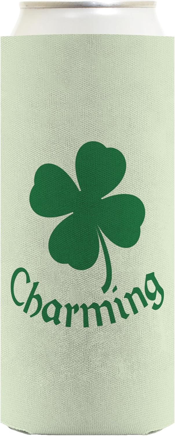 St Patricks Day Accessories St Patricks Lucky Charming 12-Pack Ultra Slim Can Thermocoolers